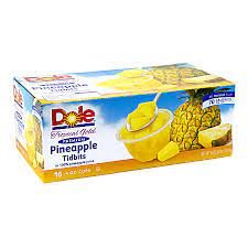 DOLE ASSORTED FRUIT BOWLS 4PK - Papaya Express