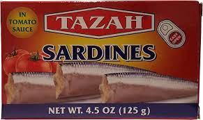 TAZAH SARDINE SMOKED IN OIL (4.5OZ) - Papaya Express