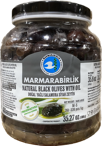 MB Black Olives M-S (1000G) - Papaya Express