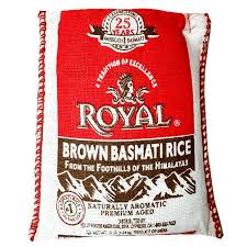 ROYAL BROWN BASMATI RICE 10LB - Papaya Express