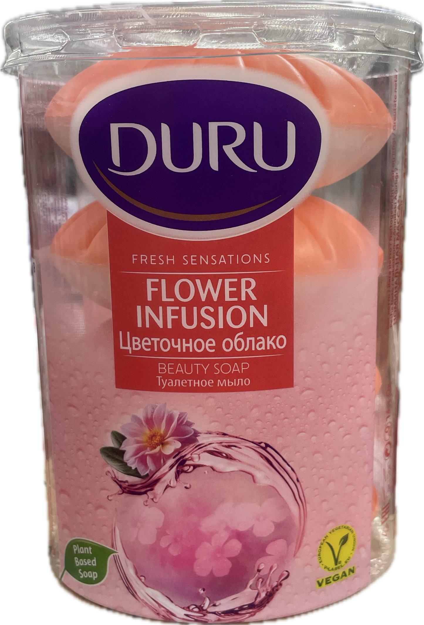 DURU SOAP FRESH SENSATION FLOWER 4 PCS