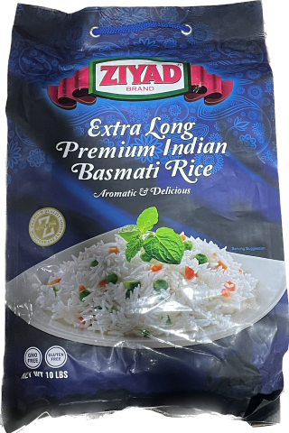 Ziyad Basmati Rice (10LB) - Papaya Express