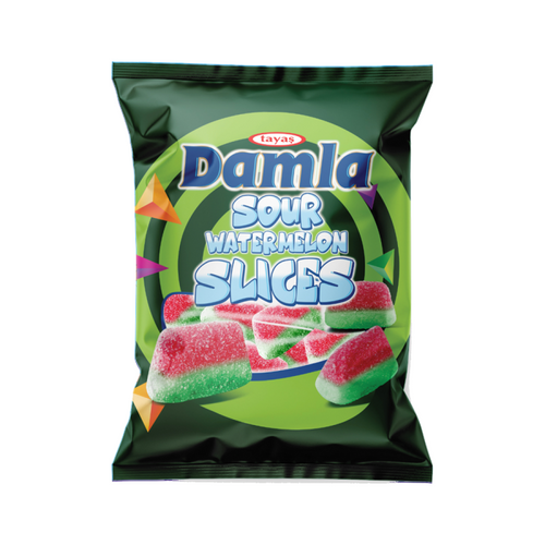 Damla Sour Watermelon Gummies (80g) - Papaya Express