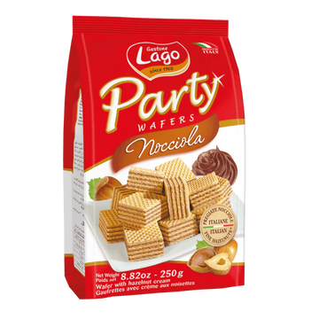Lago Party Wafers Hazelnut (250G) - Papaya Express