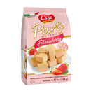Lago Party Strawberry & Vanilla Wafers (220g) - Papaya Express