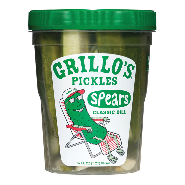 Grillo's Pickles Classic Dill Pickle Spears (32 oz) - Papaya Express