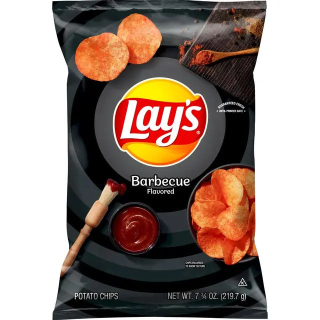 Lay's Barbecue Flavored Potato Chips (7.75 oz) - Papaya Express