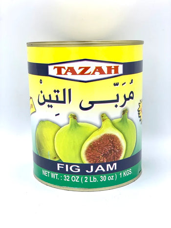 TAZAH FIG JAM PIECES TIN(2.2LBS) - Papaya Express