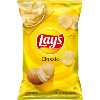Lay's Classic Potato Chips (8 oz) - Papaya Express