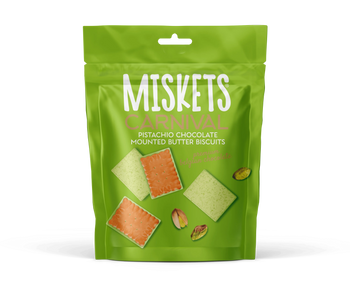 Miskets Carnival White Pistachio Mini Biscuit (50g) - Papaya Express