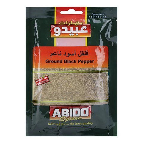 Abido Black Pepper Ground (100g) - Papaya Express