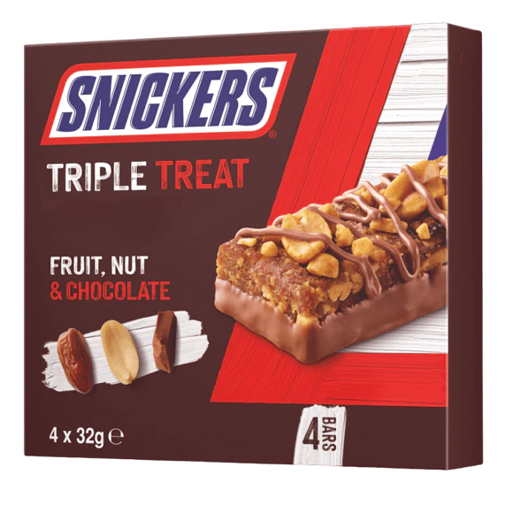 Snickers Triple Treat (4 Bars) - Papaya Express