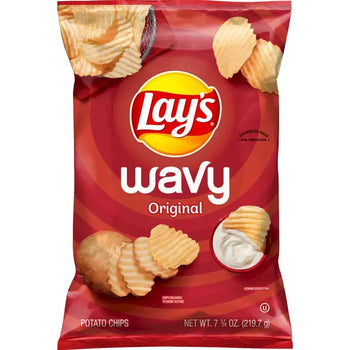 Lay's Wavy Original Potato Chips (7.75 oz) - Papaya Express