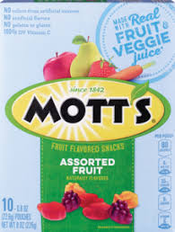 MOTTS FRUIT SNACKS