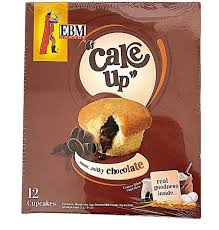 EBM Cake Up Chocolate Flavor 12 Cup Cakes (300 g) - Papaya Express