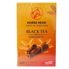 Horse Head Black Tea Cinnamon Tea Bags (20 CT) - Papaya Express