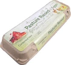 Contented Hen Pasture Raised Large Eggs  (12 CT) - Papaya Express