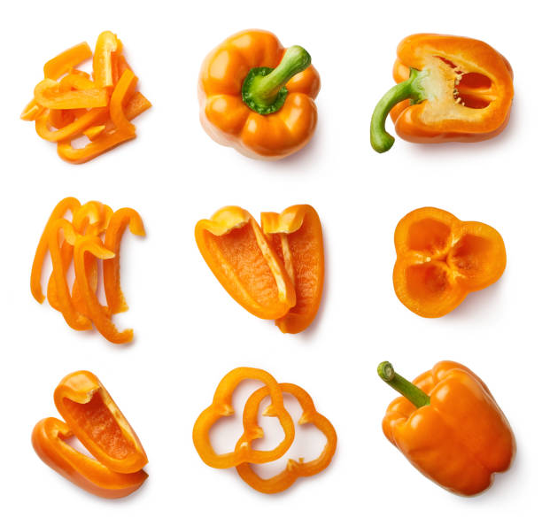 Bell Pepper Orange ( By Each ) - Papaya Express