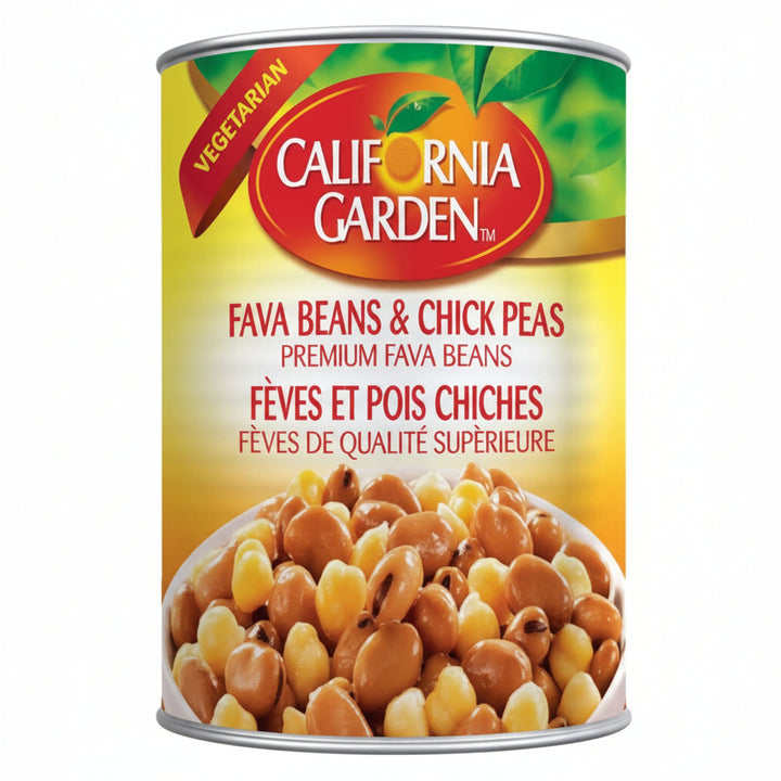 California Garden Fava Beans & Chickpea (450g) - Papaya Express