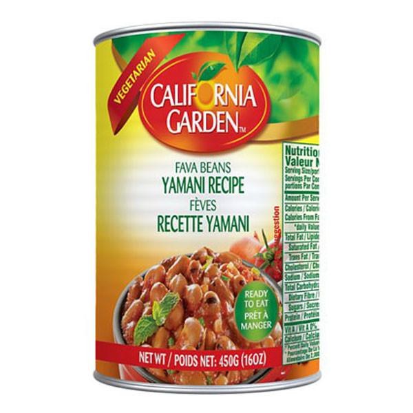 California Garden Fava Beans Yamani Recipe (450 G)