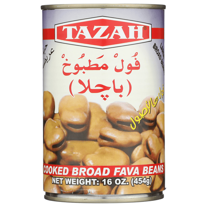 Tazah Cooked Broad Fava Beans (16 OZ)