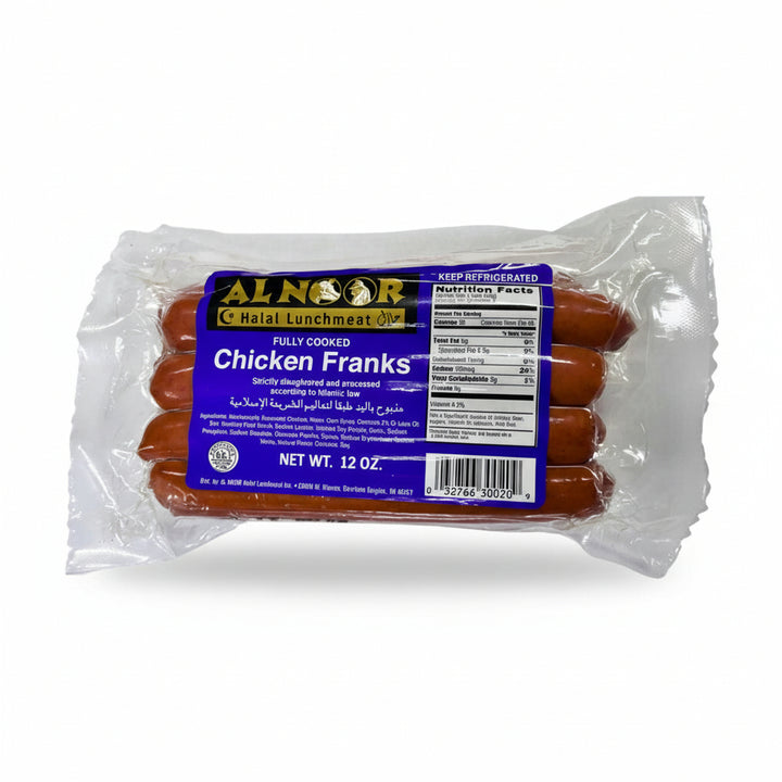 AL Noor Chicken Franks ( 12oz ) - Papaya Express