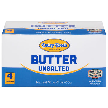 Dairy Fresh Butter Unsalted (16 oz) - Papaya Express