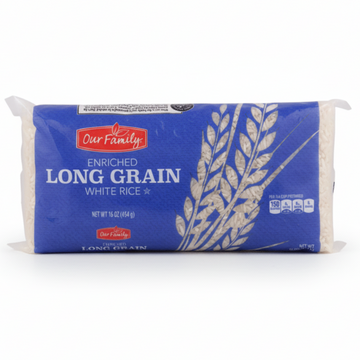 Our Family Enriched Long Grain Rice (16 oz) - Papaya Express