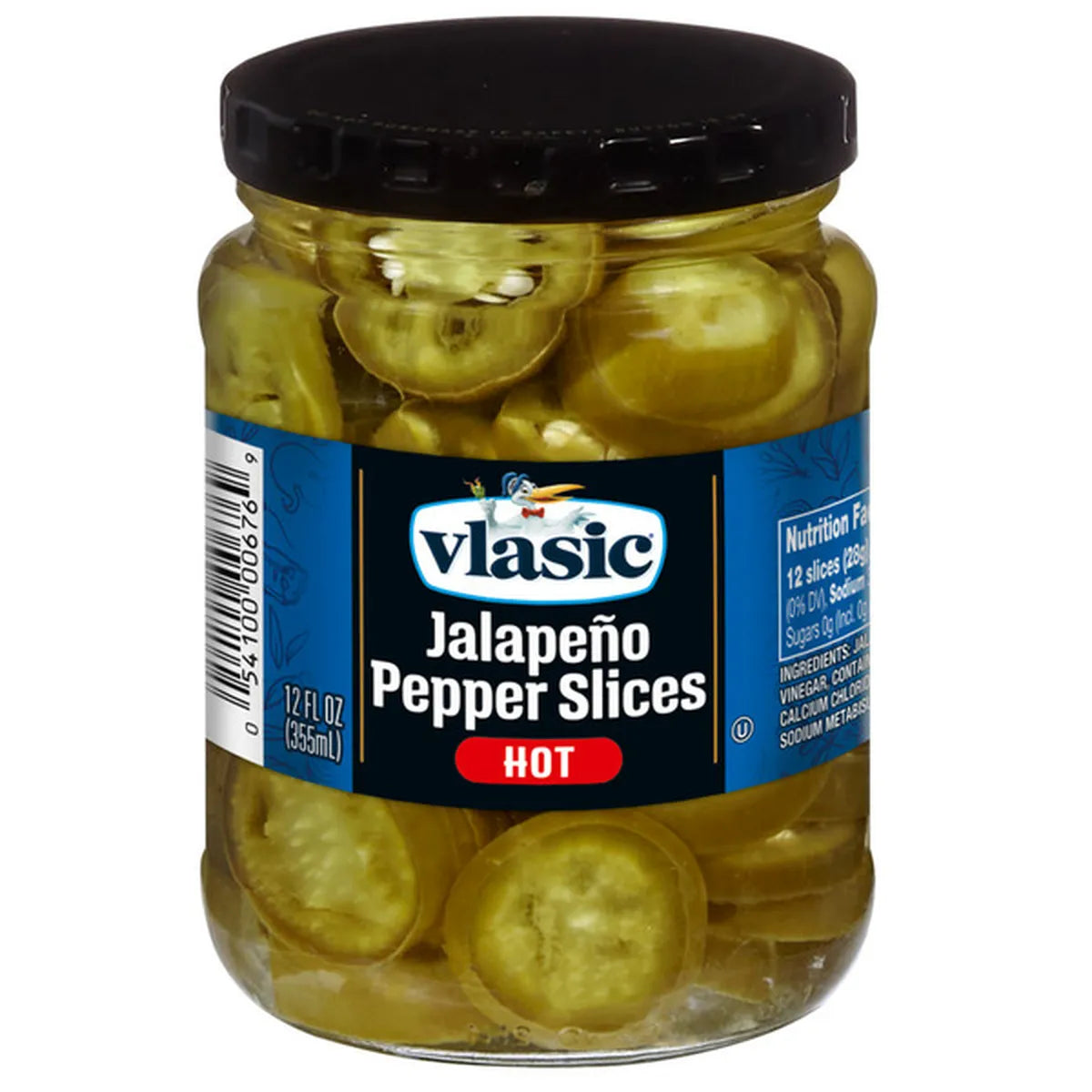 Vlasic Jalapeno Hot Pepper Slices  (12 oz)