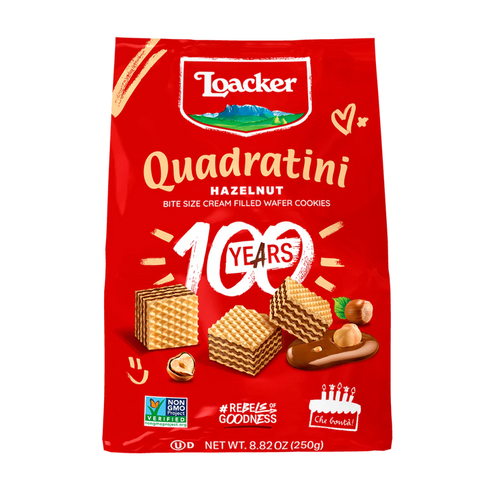Loacker Quadratini Hazelnut (250g) - Papaya Express