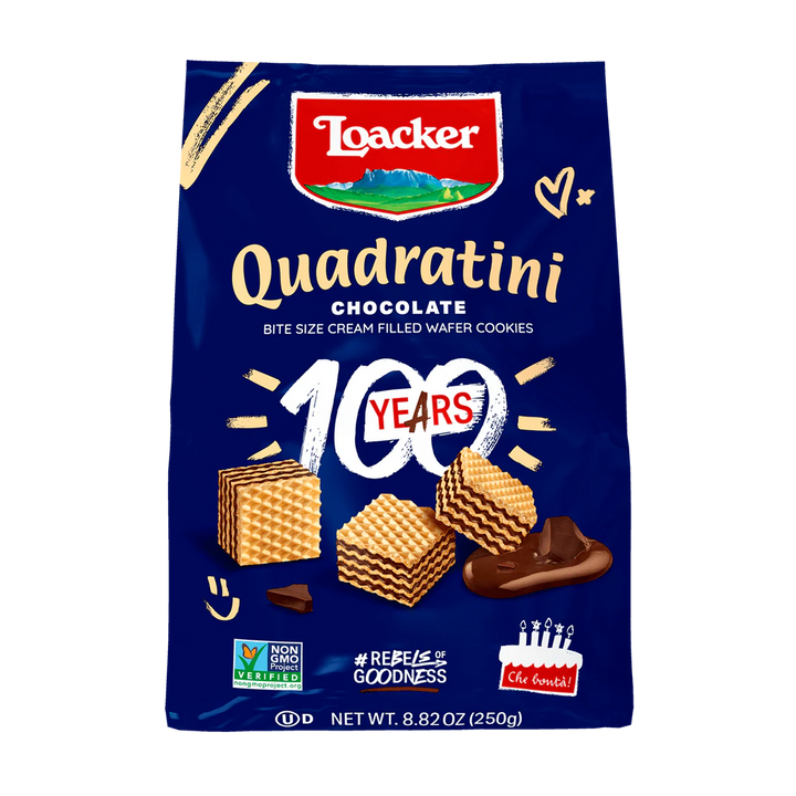 Loacker Quadratini Chocolate (250g) - Papaya Express