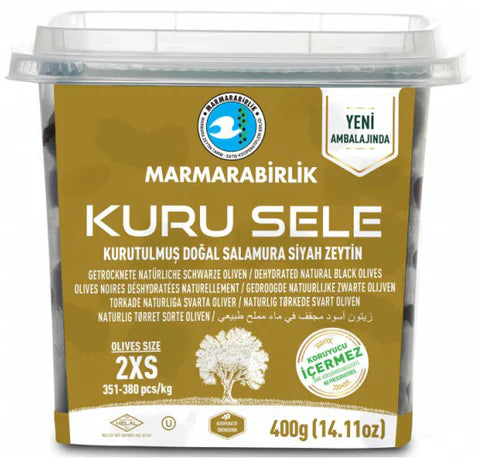 Marmarabirlik Black Dried Olives (400g)