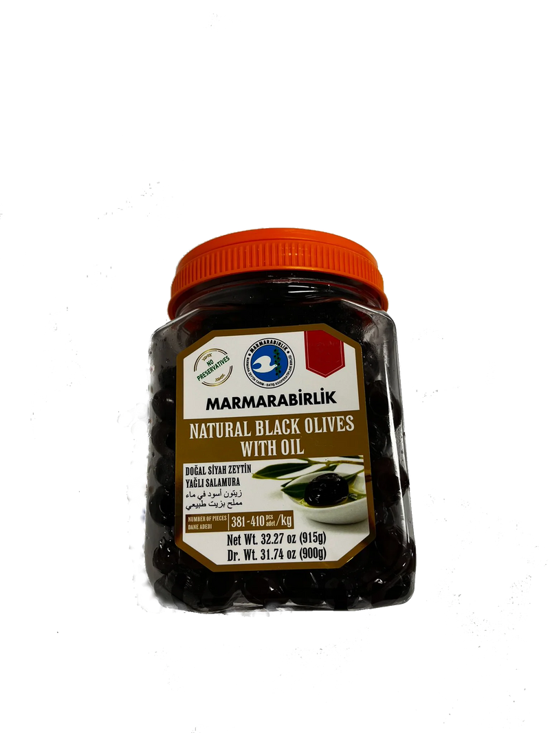 MARMARABIRLIK Black Olives(32.27OZ) - Papaya Express