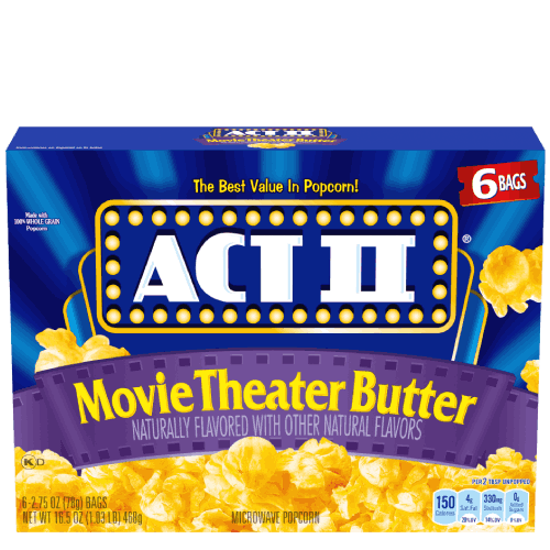 ACT II MOVIE THEATER POPCORN (6 CT) - Papaya Express