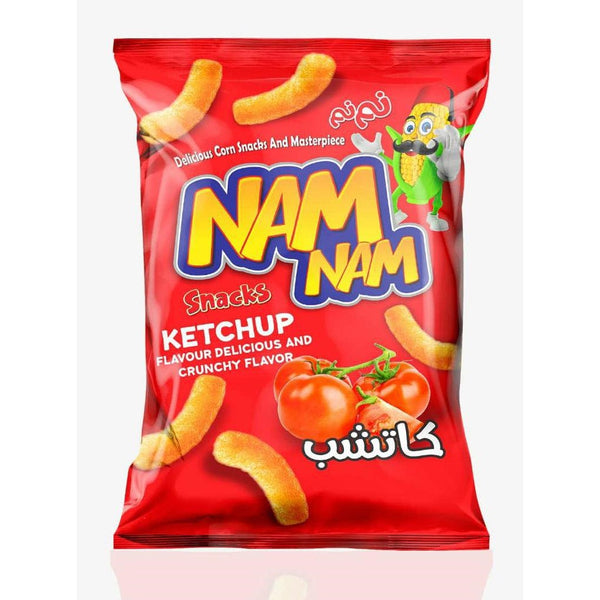 Nam Nam Ketchup Corn Chips (130 g) - Papaya Express