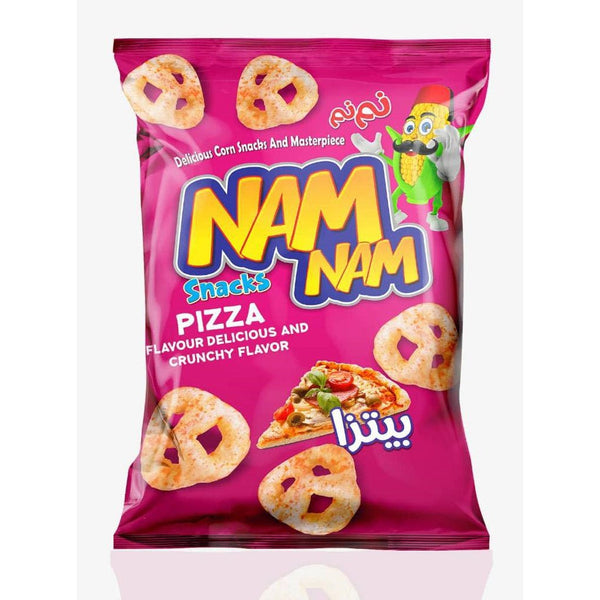 Nam Nam Pizza Corn Chips (130 g) - Papaya Express