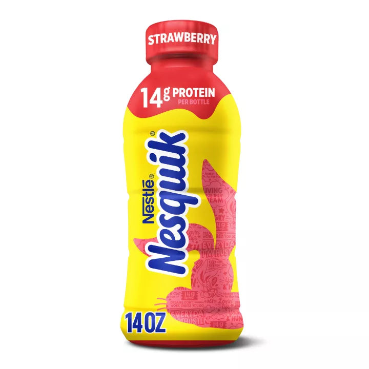 Nesquik Strawberry Drink (14oz) - Papaya Express