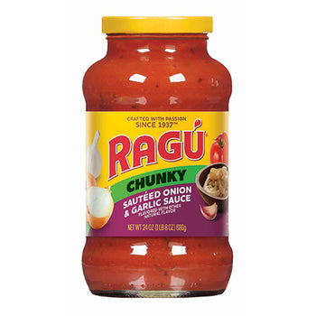 Ragu Chunky Sautéed Onion & Garlic Sauce (24 oz) - Papaya Express