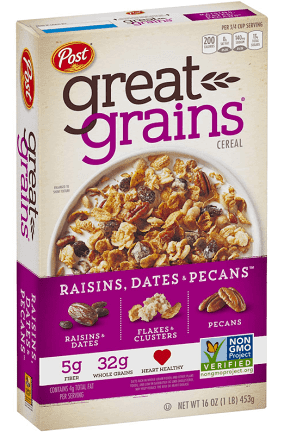 Post Great Grains Raisin & Dates Cereal (16OZ)