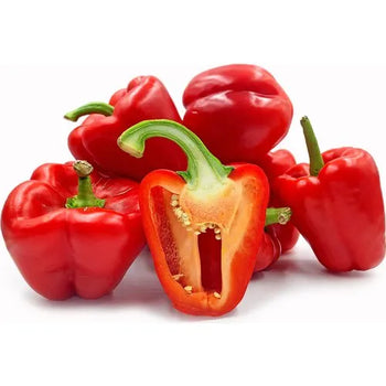 Bell Pepper Red ( By Each ) - Papaya Express