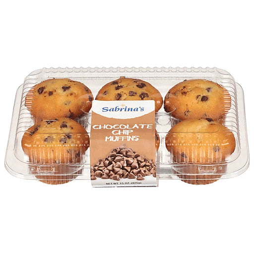 Sabrina's Chocolate Chip Muffins (14oz)