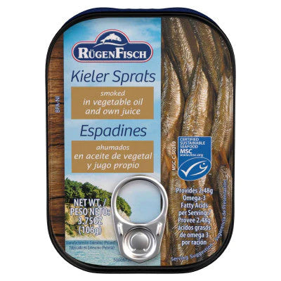 RUGEN FISH SMOKED KIELER SPRATS (106G) - Papaya Express