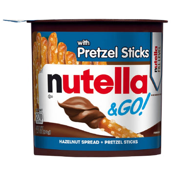 Nutella Hazelnut Spread & Pretzel Sticks (1.9 oz) - Papaya Express