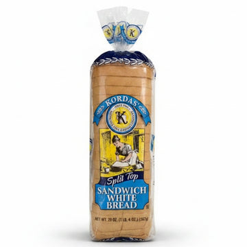 KORDAS SPLIT TOP SANDWICH WHITE BREAD(20oz) - Papaya Express