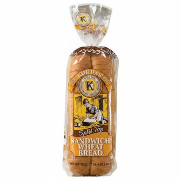 KORDAS SPLIT TOP SANDWICH WHEAT BREAD(20oz) - Papaya Express