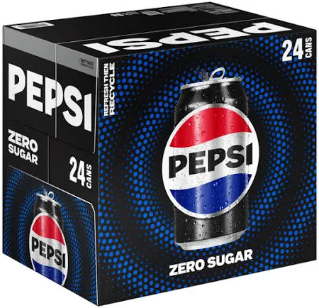 Pepsi Zero Sugar Cans (24 Pk) – Papaya Express