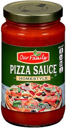 Our Family Pizza Sauce Homestyle (14 oz) - Papaya Express