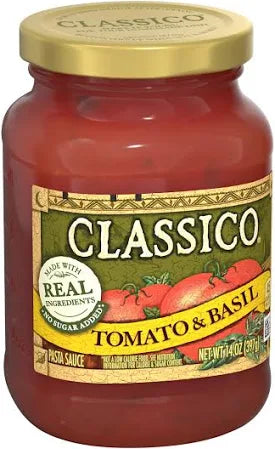 Classico Pasta Sauce Tomato & Basil (14 oz) - Papaya Express