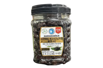 Marmarabirlik Black Olives W Oil (900g) - Papaya Express