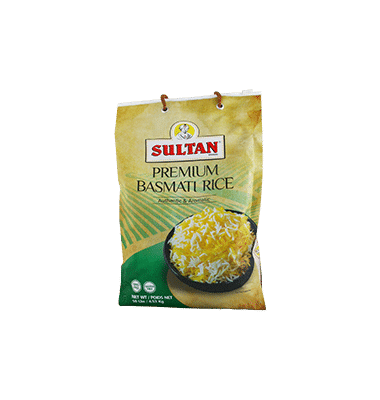 Sultan Premium Basmati Rice (10 lb.) - Papaya Express